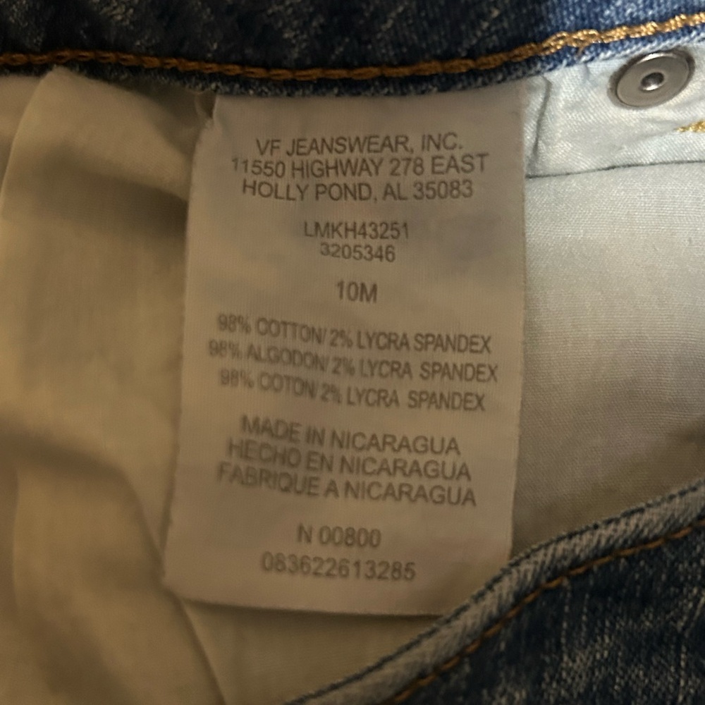 Lee Riveted Ultimate 5 Cropped Jeans, size 10m, smoke free home - Picture 5 of 5